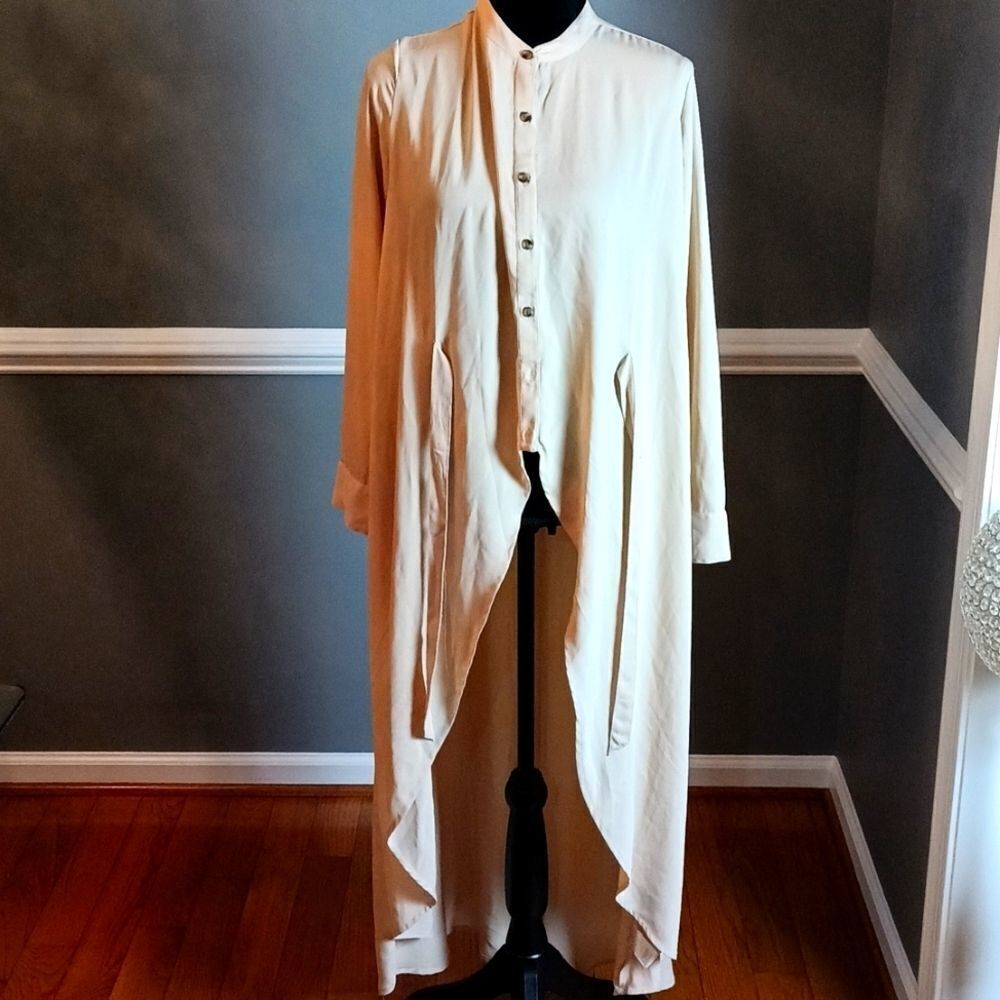Tan long sleeve top s/m